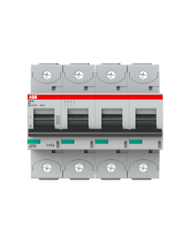 S804S-D6 wyłącznik nadmiarowo-prądowy  4P  char. D  6A  50kA  AC
