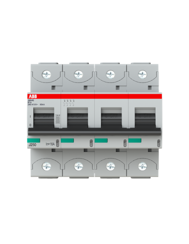 S804S-B16 wyłącznik nadmiarowo-prądowy  4P  char. B  16A  50kA  AC