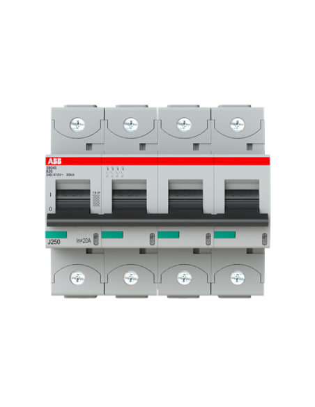 S804S-B20 wyłącznik nadmiarowo-prądowy  4P  char. B  20A  50kA  AC