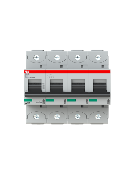 S804S-D63 wyłącznik nadmiarowo-prądowy  4P  char. D  63A  50kA  AC