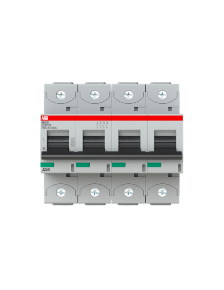S804S-UCK100 wyłącznik nadmiarowo-prądowy  4P  char. UCK  100A  50kA  AC DC