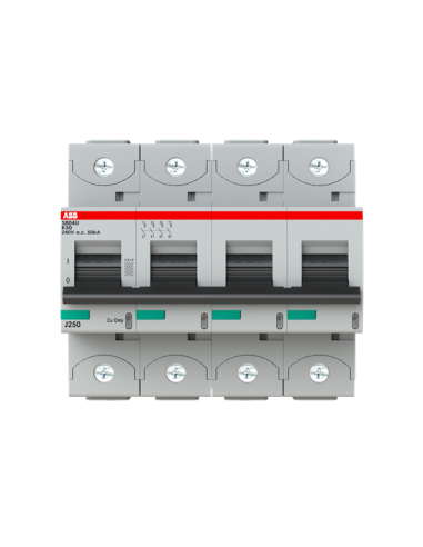S804U-K50 wyłącznik nadmiarowo-prądowy  4P  char. K  50A  50kA  AC