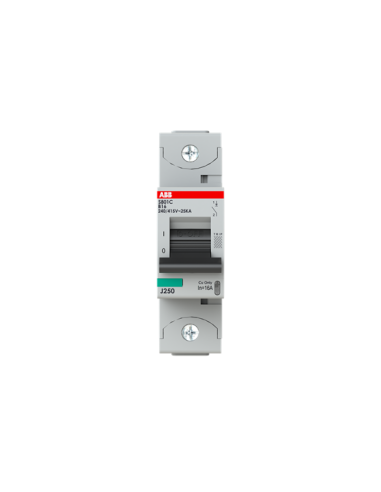 S801C-B16 wyłącznik nadmiarowo-prądowy  1P  char. B  16A  25kA  AC