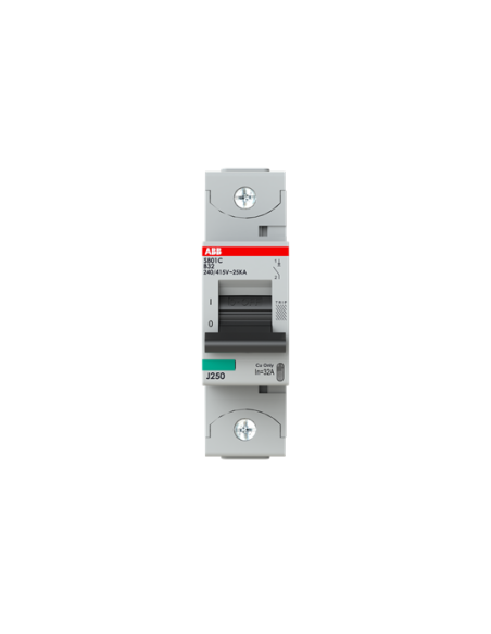 S801C-B32 wyłącznik nadmiarowo-prądowy  1P  char. B  32A  25kA  AC