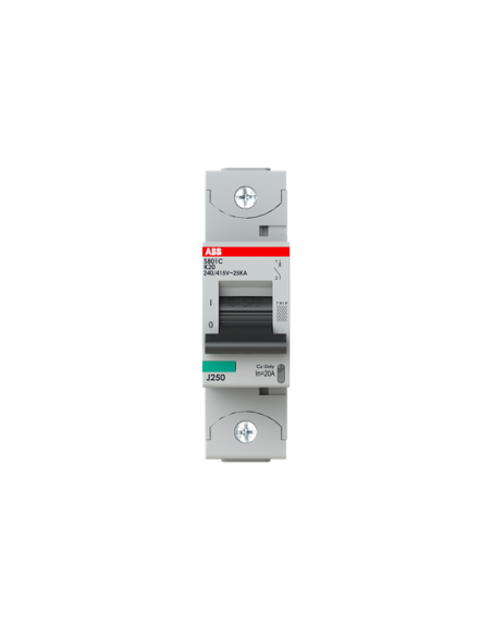 S801C-K20 wyłącznik nadmiarowo-prądowy  1P  char. K  20A  25kA  AC