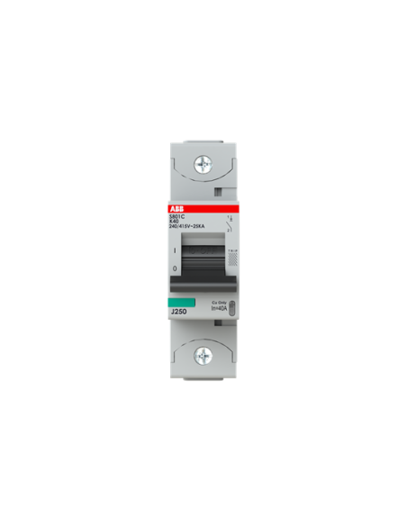 S801C-K40 wyłącznik nadmiarowo-prądowy  1P  char. K  40A  25kA  AC