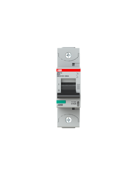 S801C-D63 wyłącznik nadmiarowo-prądowy  1P  char. D  63A  25kA  AC
