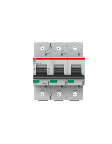 S803C-C32 wyłącznik nadmiarowo-prądowy  3P  char. C  32A  25kA  AC