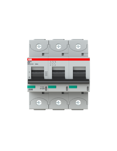 S803C-K20 wyłącznik nadmiarowo-prądowy  3P  char. K  20A  25kA  AC
