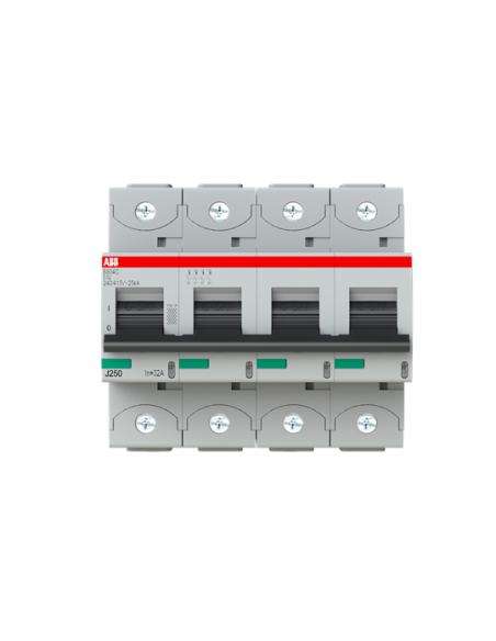 S804C-D32 wyłącznik nadmiarowo-prądowy  4P  char. D  32A  25kA  AC