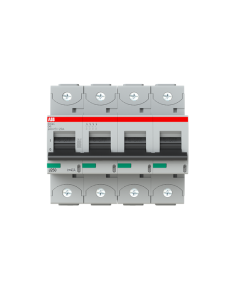 S804C-C40 wyłącznik nadmiarowo-prądowy  4P  char. C  40A  25kA  AC