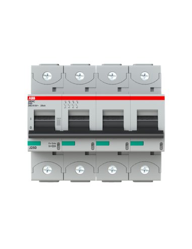 S804C-D50 wyłącznik nadmiarowo-prądowy  4P  char. D  50A  25kA  AC