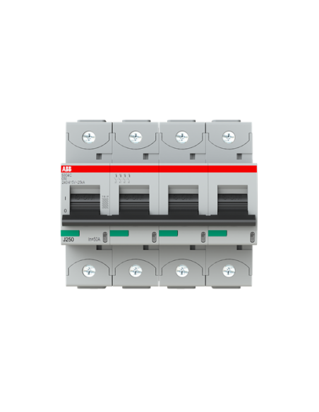 S804C-C50 wyłącznik nadmiarowo-prądowy  4P  char. C  50A  25kA  AC