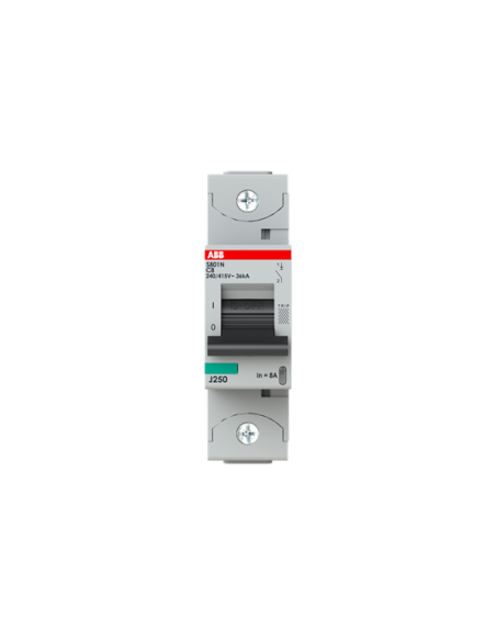 S801N-C8 wyłącznik nadmiarowo-prądowy  1P  char. C  8A  36kA  AC