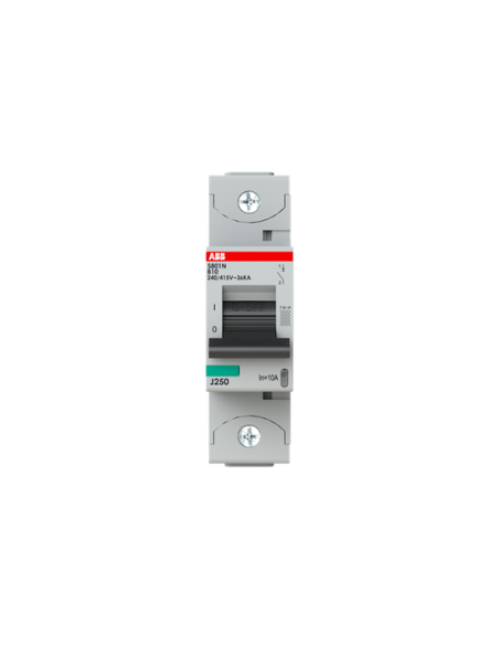 S801N-B10 wyłącznik nadmiarowo-prądowy  1P  char. B  10A  36kA  AC