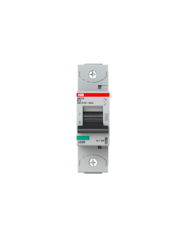 S801N-B16 wyłącznik nadmiarowo-prądowy  1P  char. B  16A  36kA  AC