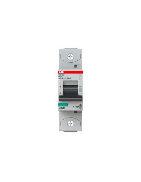 S801N-D63 wyłącznik nadmiarowo-prądowy  1P  char. D  63A  36kA  AC