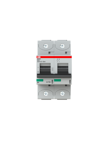 S802N-D16 wyłącznik nadmiarowo-prądowy  2P  char. D  16A  36kA  AC
