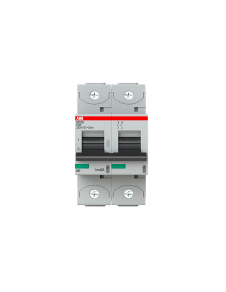 S802N-D40 wyłącznik nadmiarowo-prądowy  2P  char. D  40A  36kA  AC