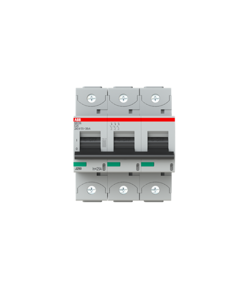 S803N-C25 wyłącznik nadmiarowo-prądowy  3P  char. C  25A  36kA  AC