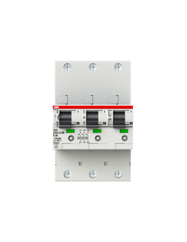 S751 3DR-E20 wyłącznik nadmiarowo-prądowy  3Px1  char. E selektywna  20A  25kA  AC