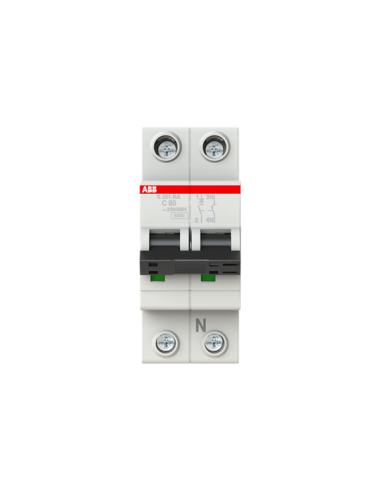S201-C80NA wyłącznik nadmiarowo-prądowy  1P+N  char. C  80A  6kA  AC