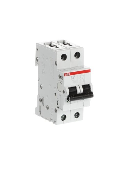 S202-D8 wyłącznik nadmiarowo-prądowy  2P  char. D  8A  6kA  AC