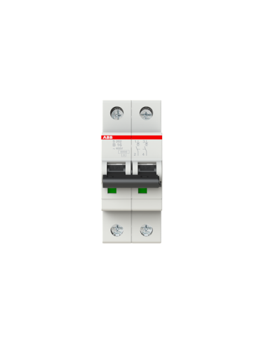 S202-B16 wyłącznik nadmiarowo-prądowy  2P  char. B  16A  6kA  AC