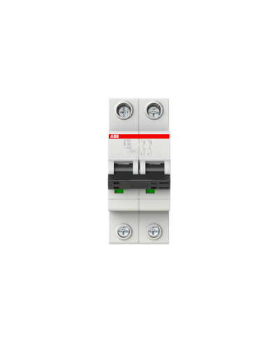 S202-B80 wyłącznik nadmiarowo-prądowy  2P  char. B  80A  6kA  AC
