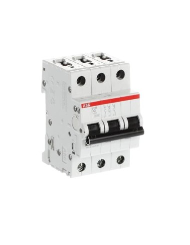 S203-D3 wyłącznik nadmiarowo-prądowy  3P  char. D  3A  6kA  AC