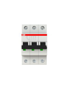 S203-C6 wyłącznik nadmiarowo-prądowy  3P  char. C  6A  6kA  AC