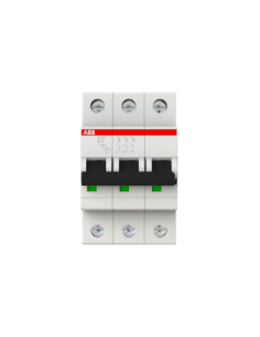 S203-B6 wyłącznik nadmiarowo-prądowy  3P  char. B  6A  6kA  AC