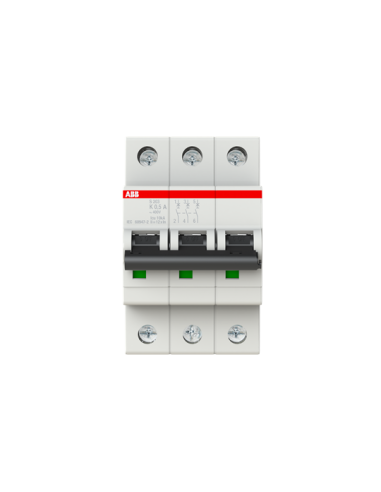S203-K0.5 wyłącznik nadmiarowo-prądowy  3P  char. K  0.5A  6kA  AC