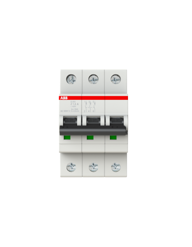 S203-Z1.6 wyłącznik nadmiarowo-prądowy  3P  char. Z  1.6A  6kA  AC