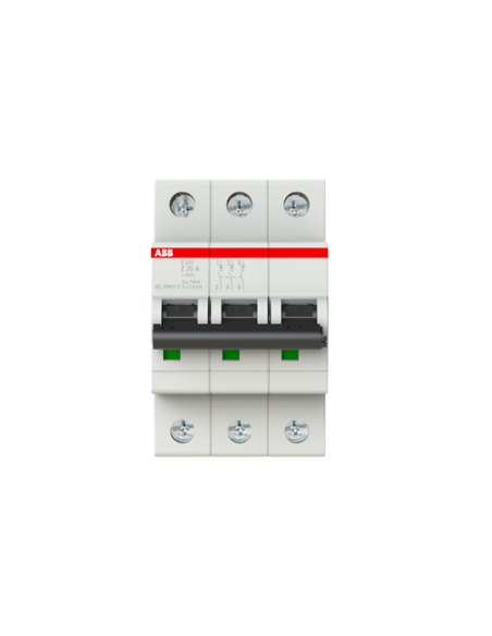 S203-Z20 wyłącznik nadmiarowo-prądowy  3P  char. Z  20A  6kA  AC