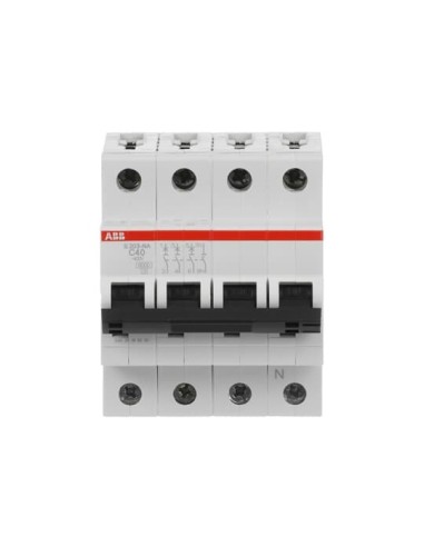 S203-C40NA wyłącznik nadmiarowo-prądowy  3P+N  char. C  40A  6kA  AC