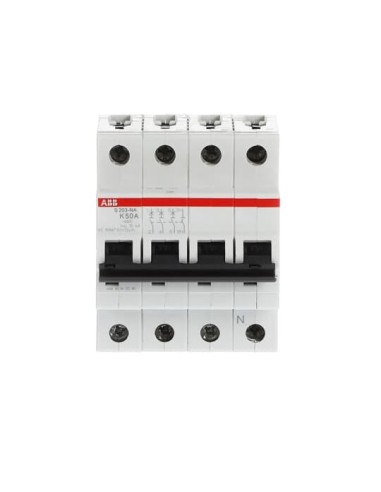 S203-K50NA wyłącznik nadmiarowo-prądowy  3P+N  char. K  50A  6kA  AC