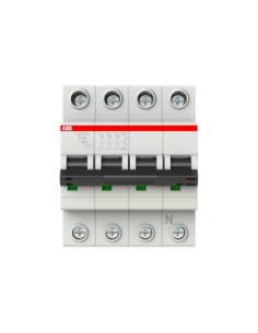 S203-B80NA wyłącznik nadmiarowo-prądowy  3P+N  char. B  80A  6kA  AC