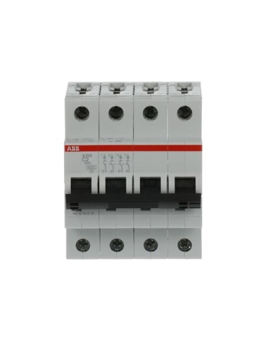 S204-C2 wyłącznik nadmiarowo-prądowy  4P  char. C  2A  6kA  AC