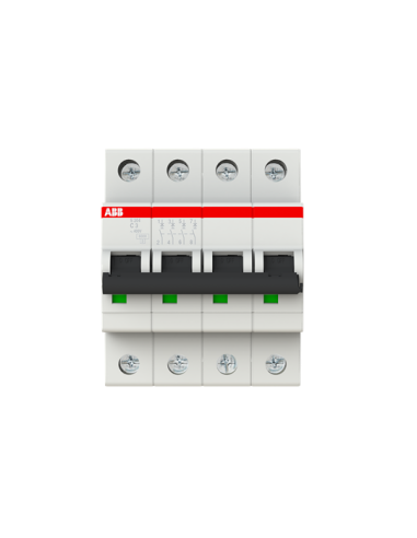 S204-C3 wyłącznik nadmiarowo-prądowy  4P  char. C  3A  6kA  AC