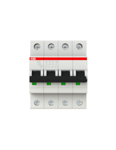 S204-C10 wyłącznik nadmiarowo-prądowy  4P  char. C  10A  6kA  AC