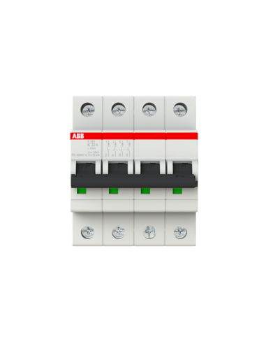 S204-K32 wyłącznik nadmiarowo-prądowy  4P  char. K  32A  6kA  AC