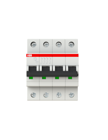 S204-C1.6 wyłącznik nadmiarowo-prądowy  4P  char. C  1.6A  6kA  AC