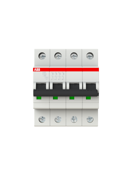 S204-C0.5 wyłącznik nadmiarowo-prądowy  4P  char. C  0.5A  6kA  AC