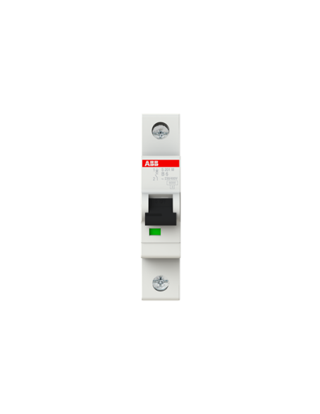 S201M-B6 wyłącznik nadmiarowo-prądowy  1P  char. B  6A  10kA  AC