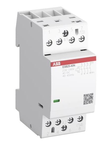 Stycznik ESB25-40N-06 25A (AC-1 AC-7a) 9A (AC-3) 230V AC DC 4NO