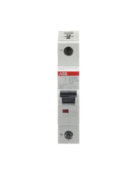 S201M-K0.5UC wyłącznik nadmiarowo-prądowy  1P  char. K  0.5A  10kA  AC DC