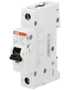 S201M-C1.6UC wyłącznik nadmiarowo-prądowy  1P  char. C  1.6A  10kA  AC DC