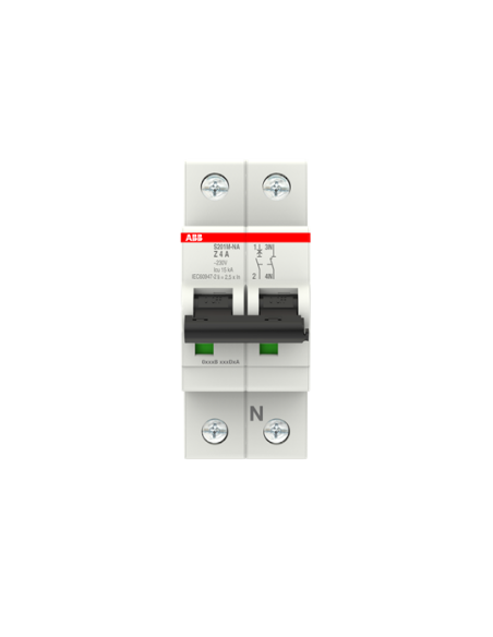 S201M-Z4NA wyłącznik nadmiarowo-prądowy  1P+N  char. Z  4A  10kA  AC