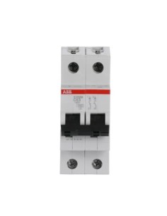 S202M-C63 wyłącznik nadmiarowo-prądowy  2P  char. C  63A  10kA  AC